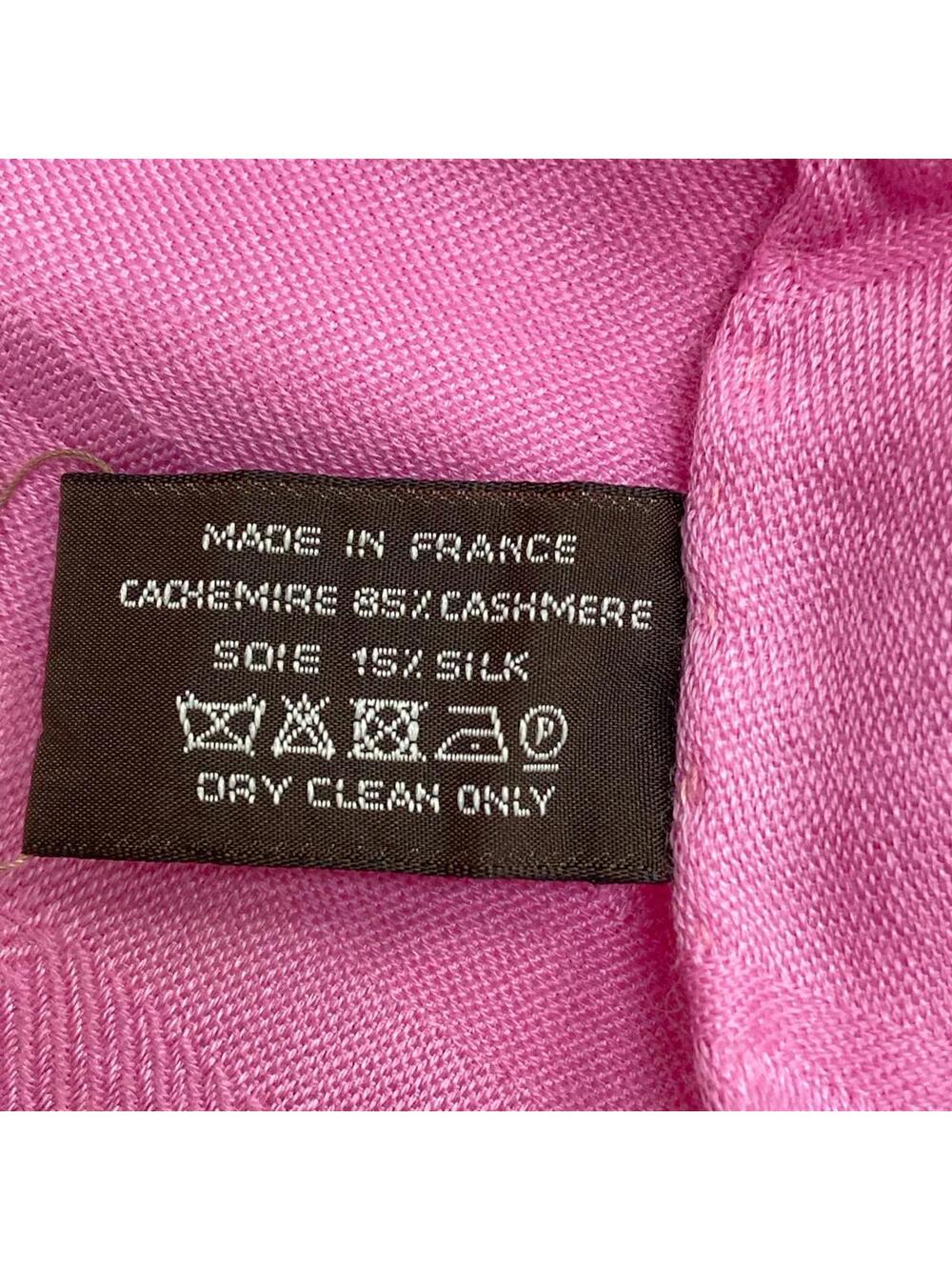 Hermes New Libris Pink Cashmere Silk #277622H10B - Picture 3 of 5